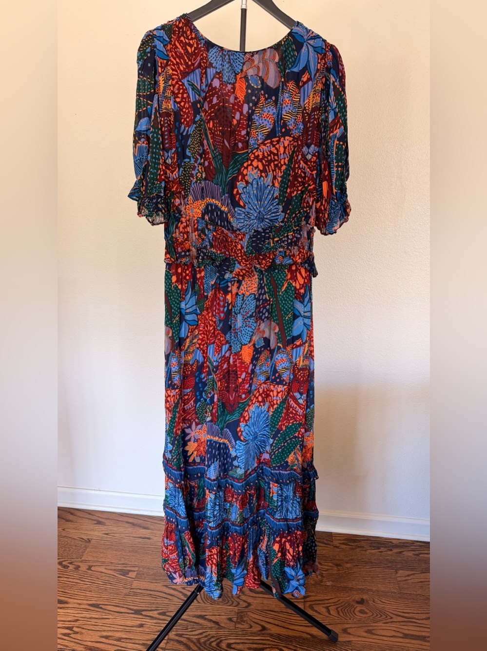 FARM Rio Boho Floral V‑Neck Maxi Dress Multicolor - Picture 4 of 5